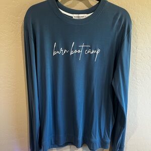Burn Boot Camp Women's Blue Long Sleeve